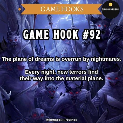 Game Hook D D Hooks Gamehook Dungeon Master S Guide Dungeon