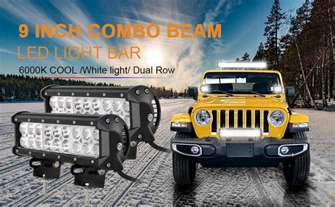 Willpower Pc Led Arbeitsscheinwerfer Auto Cm W Offroad