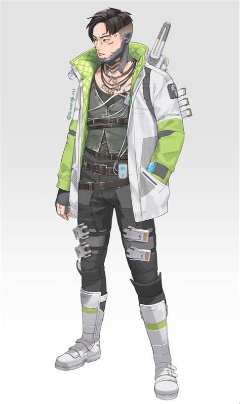 白ねぎ on Twitter Crypto apex legends Character design Character art