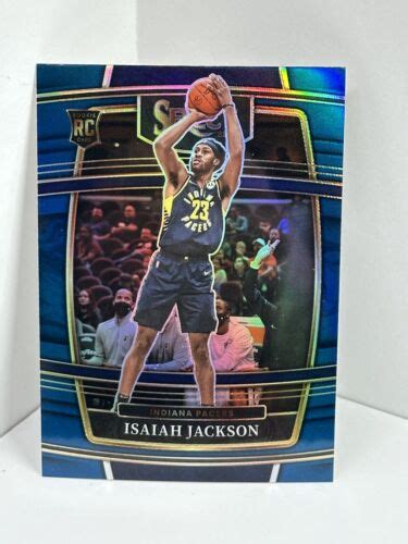 2021 22 Panini Select 55 Isaiah Jackson Blue Prizms RC EBay