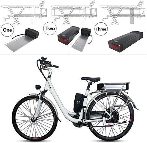 Rear Rack Ebike Battery V V Ah Ah Ah Ah With Luggage For