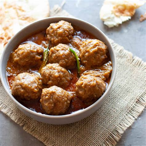 Kofta Curry Recipe Indian Meatballs In Sauce Indian Ambrosia