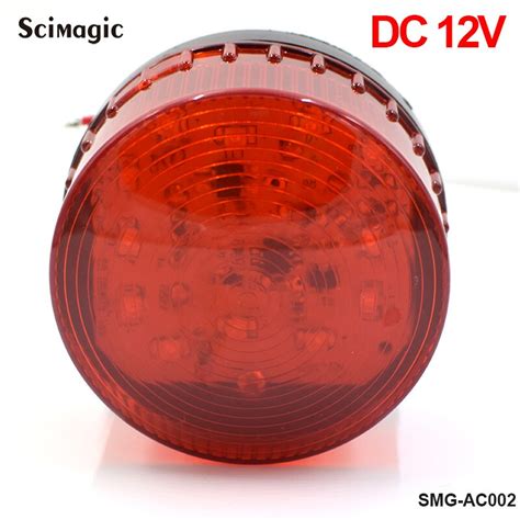 Luz de señal de advertencia estroboscópica LED 12V 24V 220V luz