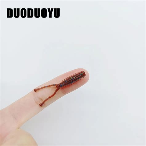 DUODUOYU 10PCS Micro Soft Fishing Lure 0 4g 40mm Rock Fishing Bait Soft