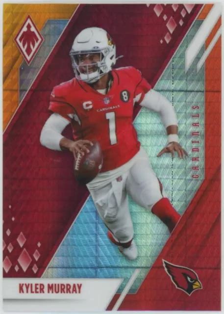 2021 PANINI PHOENIX Kyler Murray Fire Burst parallèle Arizona Cardinals