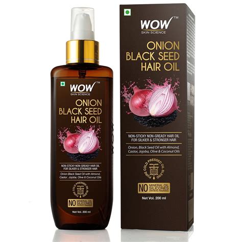 WOW Skin Science Onion Black Seed Hair Oil 200ml Walmart