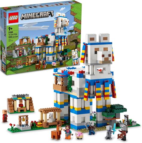 Lego Minecraft The Llama Village 21188 Building Toy Set For Kids Girls