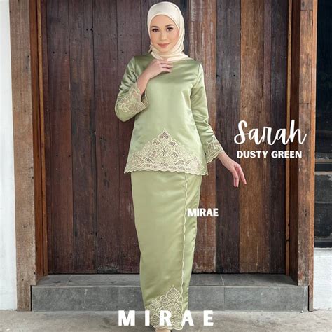 Sarah Kurung Moden Sulam Shopee Malaysia