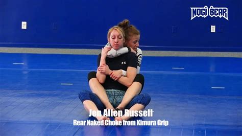 Girls Grappling Jen Allen Russell At Ocbjj Remastered Classic Rear