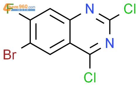 1598654 17 16 溴 24 二氯 7 氟喹唑啉化学式、结构式、分子式、mol 960化工网