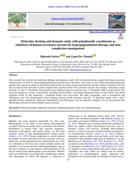 Pdf Molecular Docking And Dynamic Study With Polyphenolic