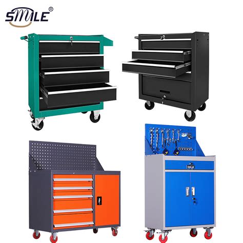 Smile Customized Workshop Metal Color Garage Tool Chest Stainless On