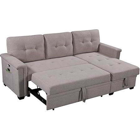 Amazon Lilola Home Lucca Reversible Sectional Sofa Couch Storage