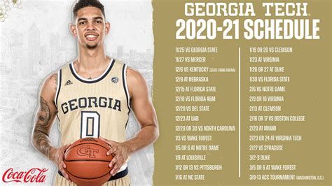 Georgia Tech’s ACC Men’s Basketball Schedule Announced – Men's ...