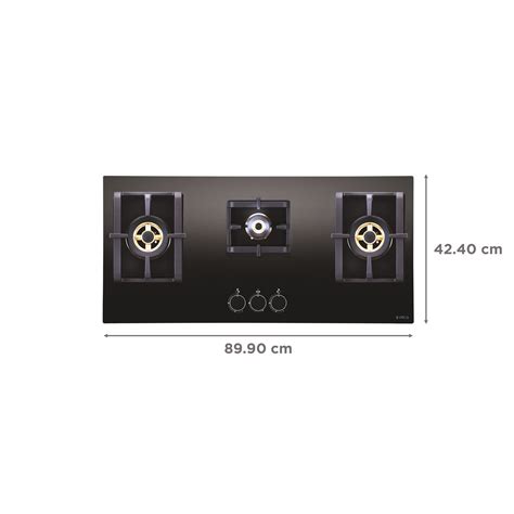 Buy Elica Pro Fb Mfc B Dx Glass Top Burner Automatic Electric Hob