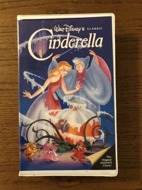 Cinderella The Original Animated Walt Disney Classic Vhs Home Video