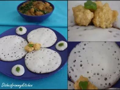 Atukulu (poha) dosa or appam with vada curry - Recipe Petitchef