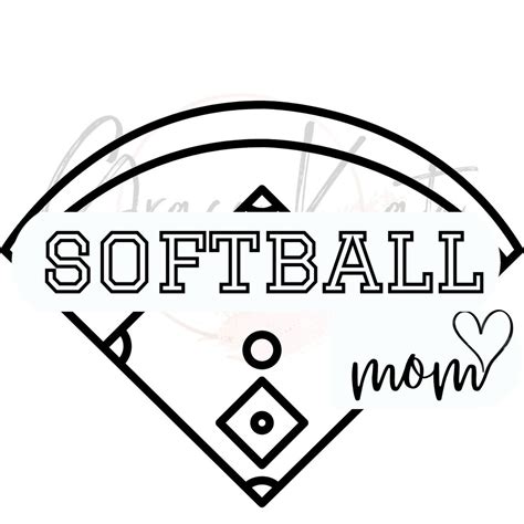 Softball Mom Bundle Svg Love Softball Mom Svg Softball Mom Etsy