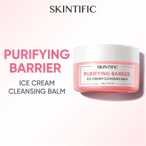 Skintific Purifying Barrier Ice Cream Cleansing Balm G Shopee Singapore