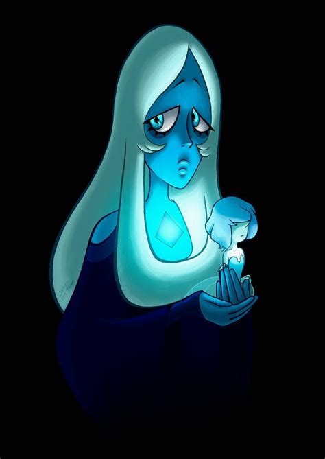 Gemglow Blue Diamond And Pearl By Linaprime On Deviantart In 2022