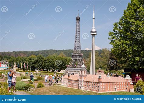 Klagenfurt Carinthia Austria August Park Minimundus Am