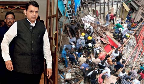 Death Toll In Mumbai S Building Collapse Rises To 13 Cm Fadnavis Announces Rs 5 Lakh