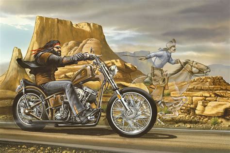 Ghost Rider Mann Motorcycle Bike Horse Graphic Print Wall Art Etsy