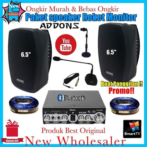 Jual Paket Sound Panggilan Loket Addons 6 5 Inch Original Siap Pakai