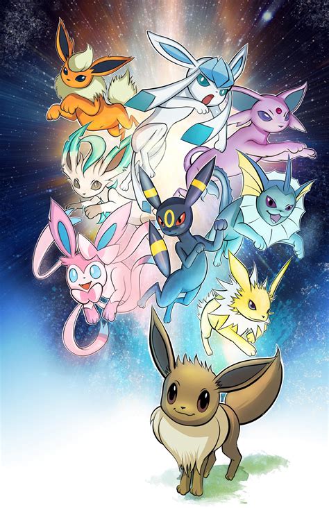 Eeveelution, art by me : r/pokemon