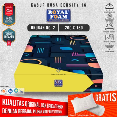 Jual Kasur Busa Royal Foam Density 16 Garansi Resmi 10 Tahun Shopee