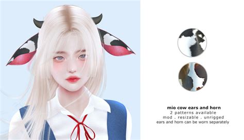 Second Life Marketplace - Mio - Cow Ears and Horn