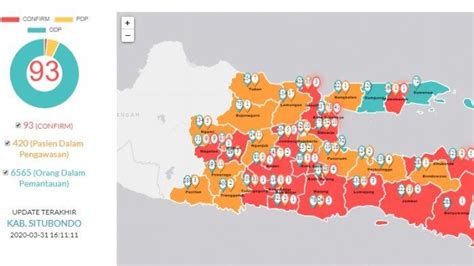 Update Virus Corona Di Surabaya 31 Maret 2020 Hari Ini Pasien Covid 19