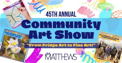 Community Art Show Opening Reception Matthews Opera House And Arts Center