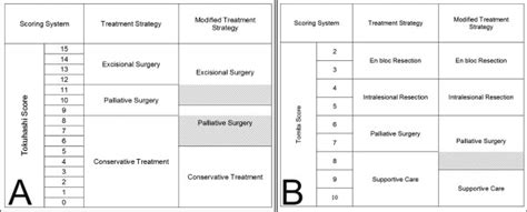 Proposed Treatment Strategy According To The A Tokuhashi And B Tomita