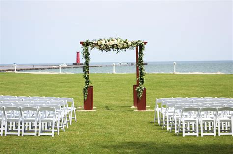 Wedding Arch Michigan Wedding Venues Lake Michigan Wedding Wedding