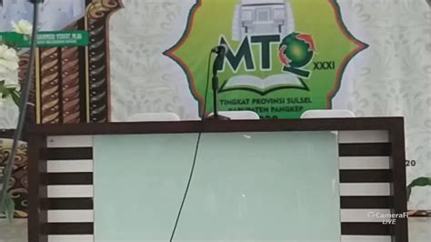 MTQ XXXI TINGKAT PROVINSI SULAWESI SELATAN CABANG LOMBA FAHMIL QUR AN