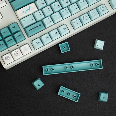 GMK Cloned Iceberg XDA Profile 125 Key Keycaps With PBT Dye Sub For