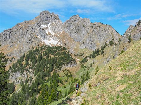 Wandern Ammergauer Alpen Brunnenkopf Große Klammspitze