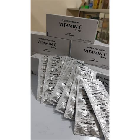 Jual Vitamin C Mg Kf Tab Box Tab Shopee Indonesia