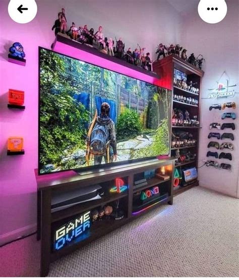 Small game room design gaming designs gamer room design game art gaming ...