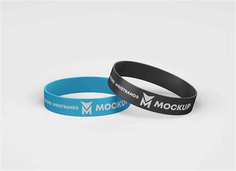 Free Wristbands Mockup Psd