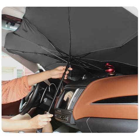 Car Sun Shade Protector Parasol Auto Front Window Sunshade Fold