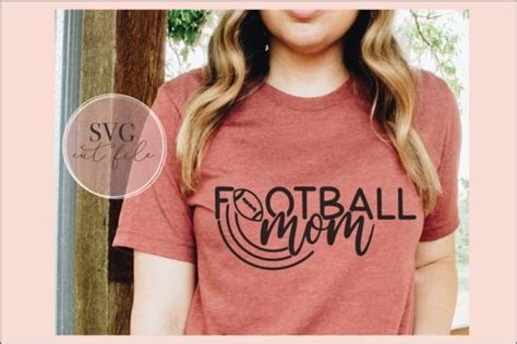 Football Mom Svg Graphic By Justonemoreproject · Creative Fabrica