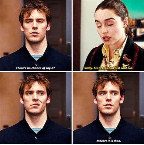 Me Before You Will Traynor Louisa Clarke Sam Clafflin Emilia Clarke