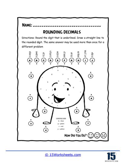 Rounding Decimals Worksheets 15 Worksheets