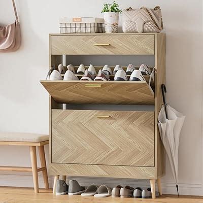 Amazon Betterhood Shoe Storage Cabinet With Flip Drawers