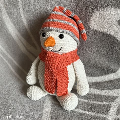 Häkelanleitung Schneemann Nephi Handmade