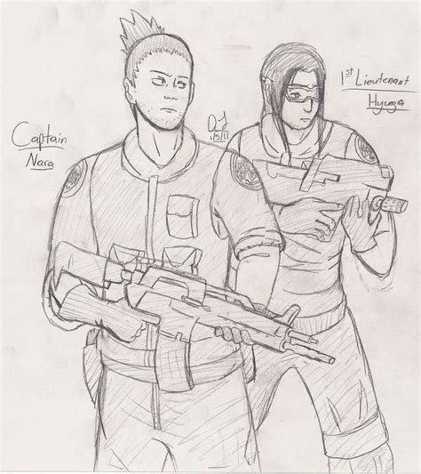 Cpt Nara And Lt Hyuga By Katqueen2 On Deviantart