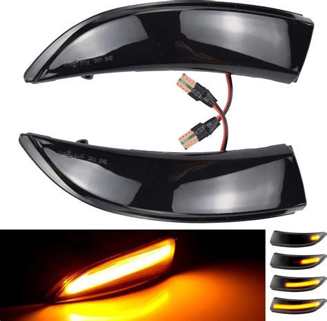 Pulchra Pair Dynamic Turn Signal Light Rearview Mirror Turn Signal