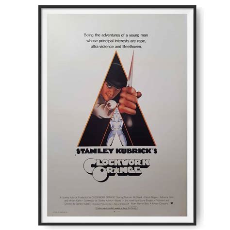 A Clockwork Orange 1971 International One Sheet Poster Cinema